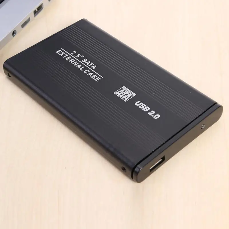 2,5 дюймов USB 2,0 в корпус SATA HDD внешний 480 Мбит SSD корпус жесткого диска Портативный высокоскоростной USB2.0 корпус sata коробка