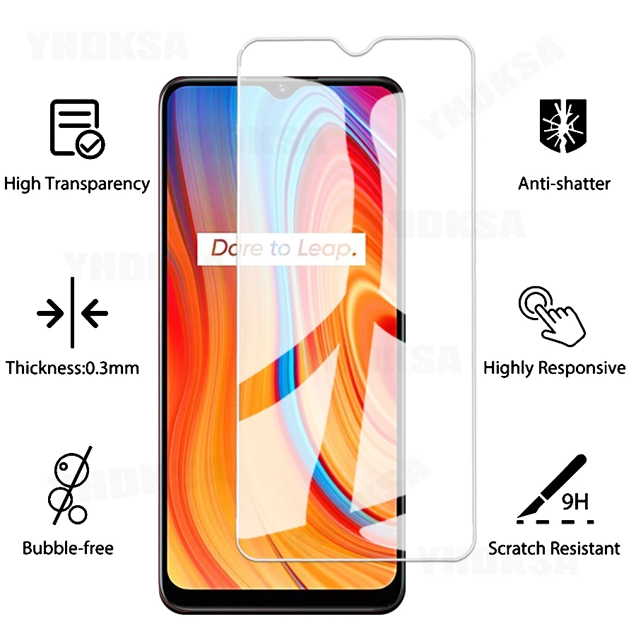 9D Protective Glass For Realme C3 C3i C11 C15 C21 GT Neo Tempered Screen Protector For Realme X X2 X3 X7 X50 Pro XT Glass Film mobile screen protector