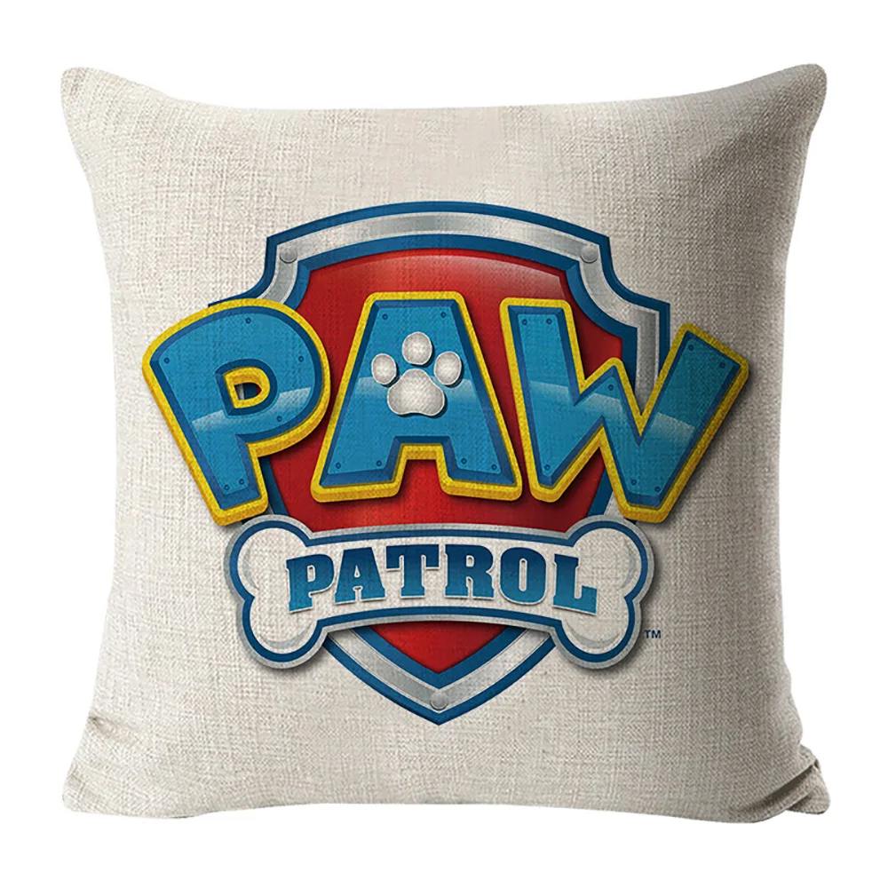 

45cm Paw Patrol Hug Pillowcase Toy Sofa Cushion Pillowcase Ryder Patrulha Canina Anime Figures Pillowcase Children Birthday Gift
