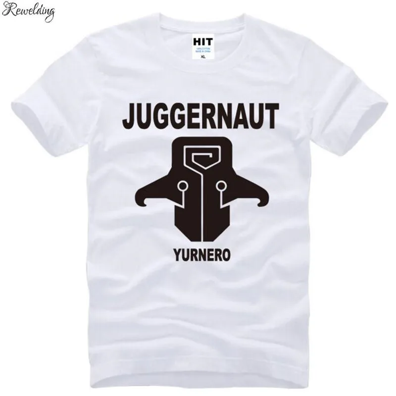  Dota2 Dota Juggernaut Printed T Shirt Men Summer Short Sleeve O-Neck Cotton Men's T Shirt Novelty G