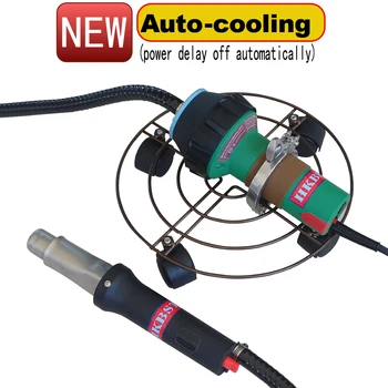 Cheap HKBST Hot Air Plastic Welder With 2 Meters Air Horse And Universal Wheel To Weld Pp/pvc Sheets And Viny Floor Welding