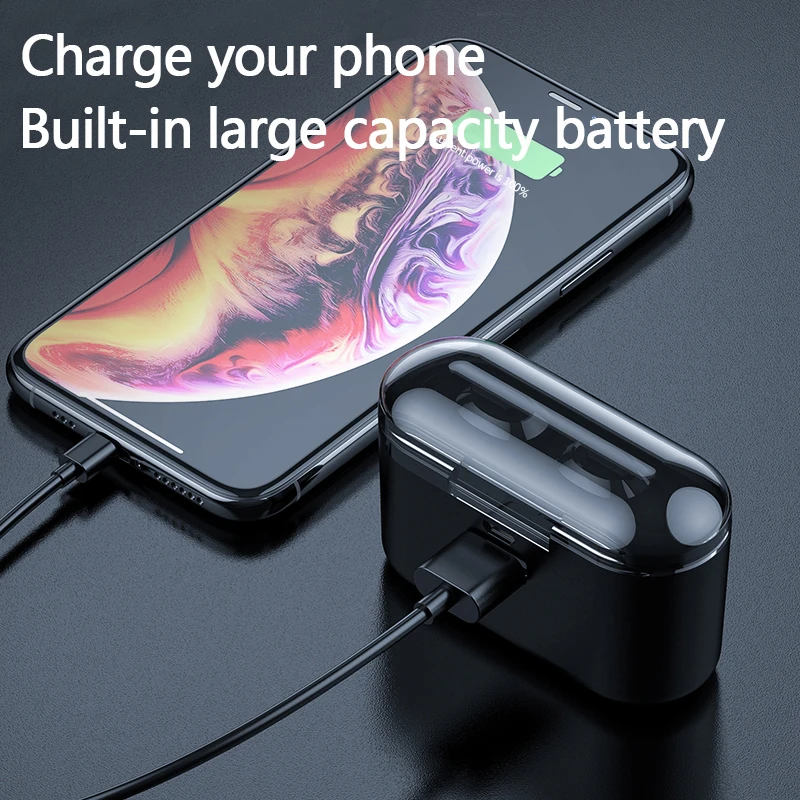 Bluetooth гарнитура 5D стерео беспроводные наушники вкладыши мини Водонепроницаемый