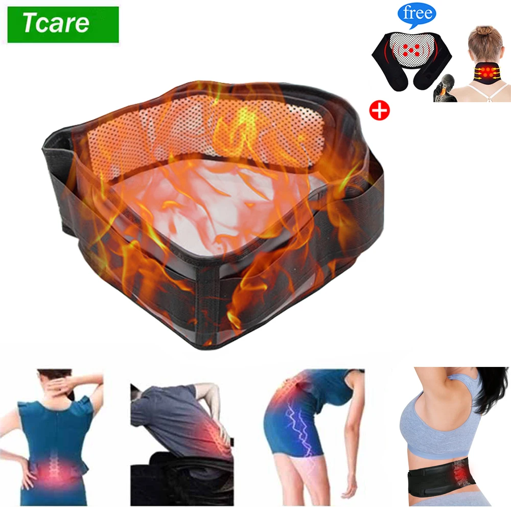 Tcare Adjustable Waist Tourmaline Self Heating Therapy Back