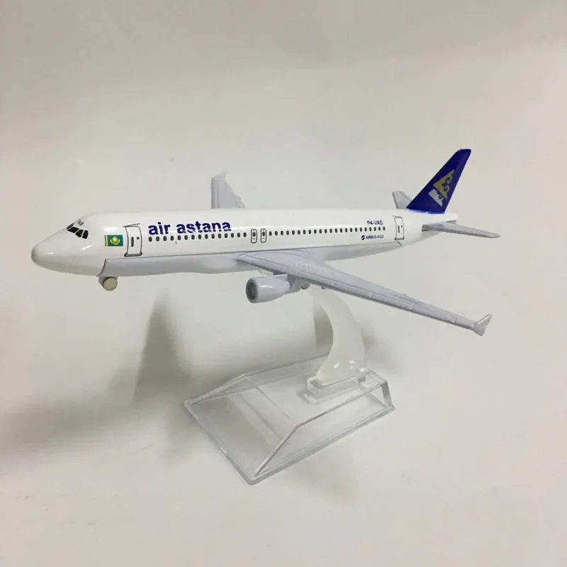 Джейсон пачка 16 см Air astana Аэробус A320 модель самолета Модель аэроплана самолет 1:400