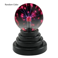 USB плазменный шар электростатический Сферический светильник Волшебная хрустальная лампа шар настольное освещение для рождественской вечеринки сенсорный светильник s