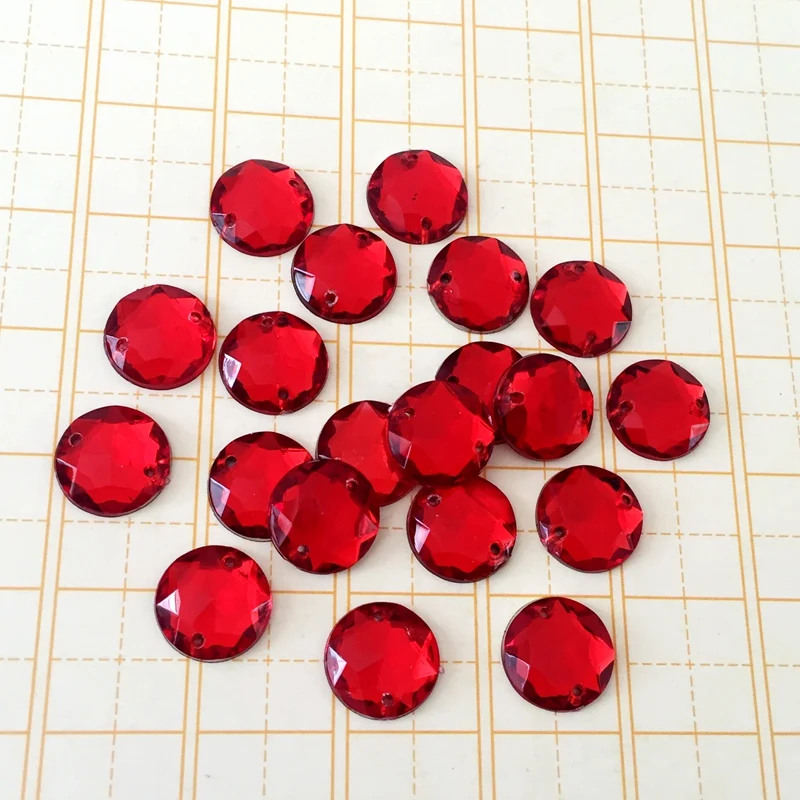 Новинка 500 шт. красная Алмазная пуговица из акрила зажим для книги круговое
