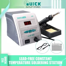 

QUICK 236 Lead-free soldering rework station set for phones repair 90W digital display Temperature controlled soldering station