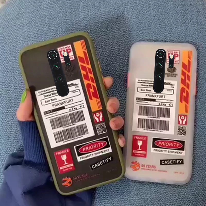 Чехол для Xiaomi Mi 9T 9 Pro A3 Lite чехлы телефонов с экспресс этикеткой и штрих кодом