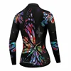 2022 New Design Women's Long Sleeve Cycling Jersey Colorful Mountain Bike Tops And Shirts Anti UV Bicycle Sportswear MTB Clothes 2