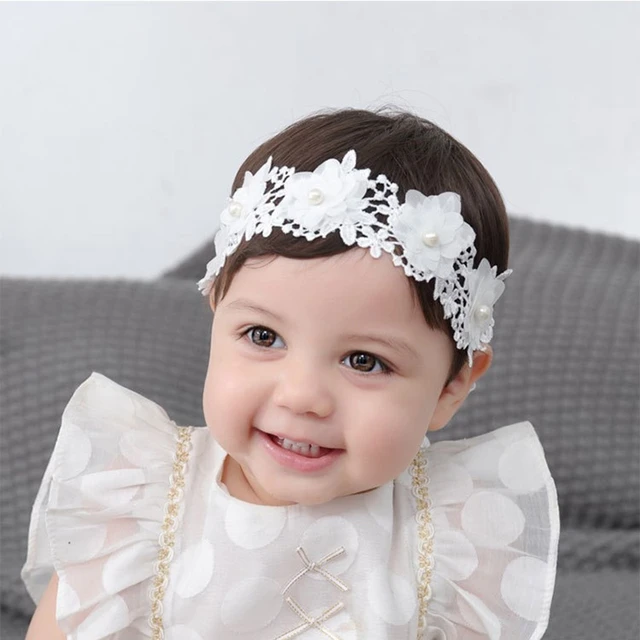 Fascia floreale in pizzo fascia per capelli elastica per bambini estiva  corona di fiori per ragazze copricapo puntelli per foto accessori per  capelli per bambini - AliExpress