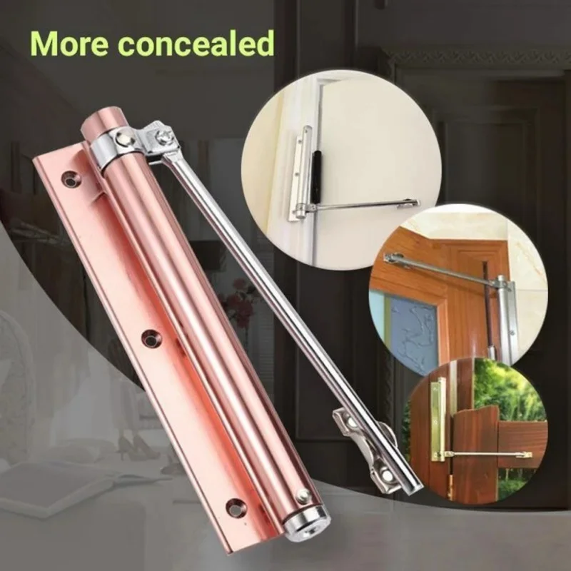 

Household Adjustable Automatic Door Closer Automatic Operated Door Closer For Residential Commercial Standard Door Closer