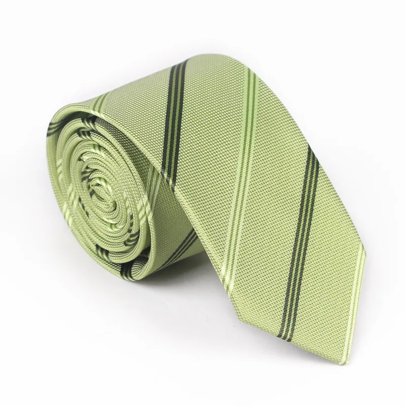 Мужские галстуки, Классические деловые галстуки в полоску, 6 см, полиэфирные жаккардовые галстуки, аксессуары для повседневной носки, галстуки, мужские галстуки для свадебной вечеринки, подарок