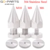 Stainless Steel Speaker Spike Cone Foot Hifi Audio AMP Studio Monitor Turntable Cabinet Chassis Isolation Stand Damper M6 M8 M10 1