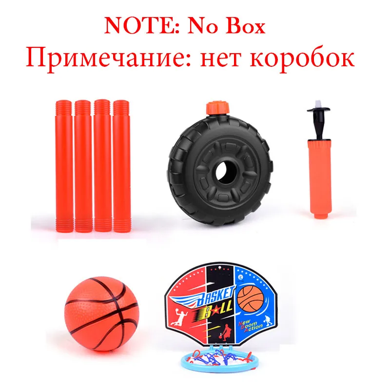 Children Basketball Playing Set Outdoor Sport Adjustable Stand Basket Holder Hoop Goal Game Mini Indoor Kids Yard Game Boy Toys - Цвет: Y0095-NO-BOX