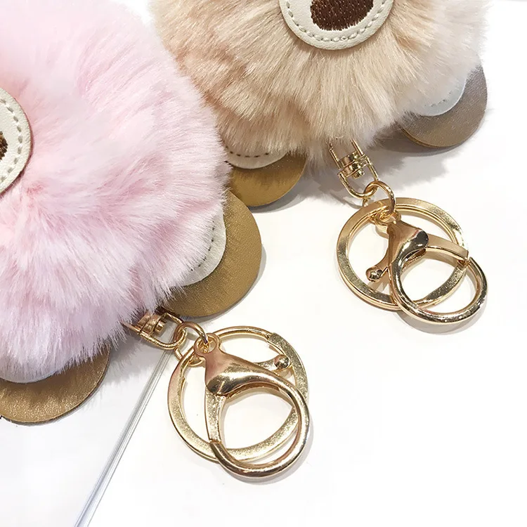 Touchy Style New Curly Cute Fur Key Chain