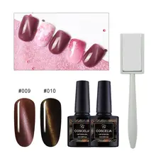 COSCELIA Магнитный кошачий глаз УФ-гель 8 мл магнитный гель замачиваемый УФ-гель для ногтей для рисования Гель-лак для ногтей инструмент для лака