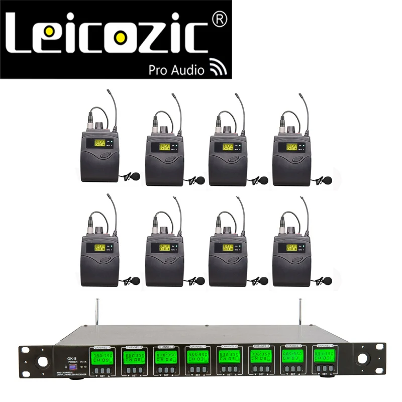 Leicozic 512-588Mhz UHF 8 Channels Microphone