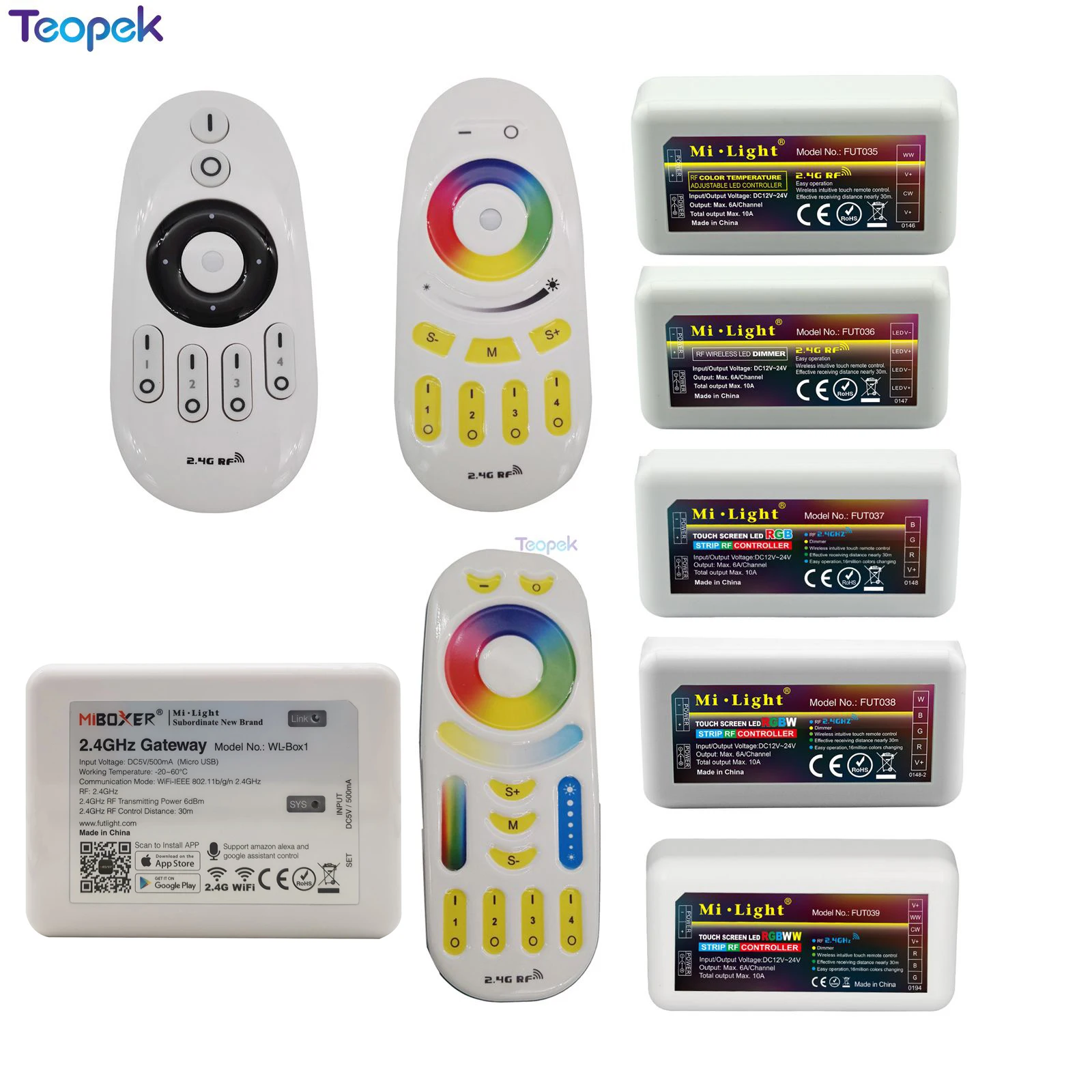 Светильник Mi. Wireless Control ler 2 4G Радиочастотный пульт дистанционного управления/Wi Fi