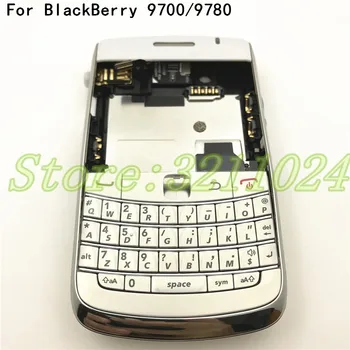 

Top Quality Original For BlackBerry Bold 9700 9780 Housing Rear Battery Cover Case +English Keypad +Side Button +Logo