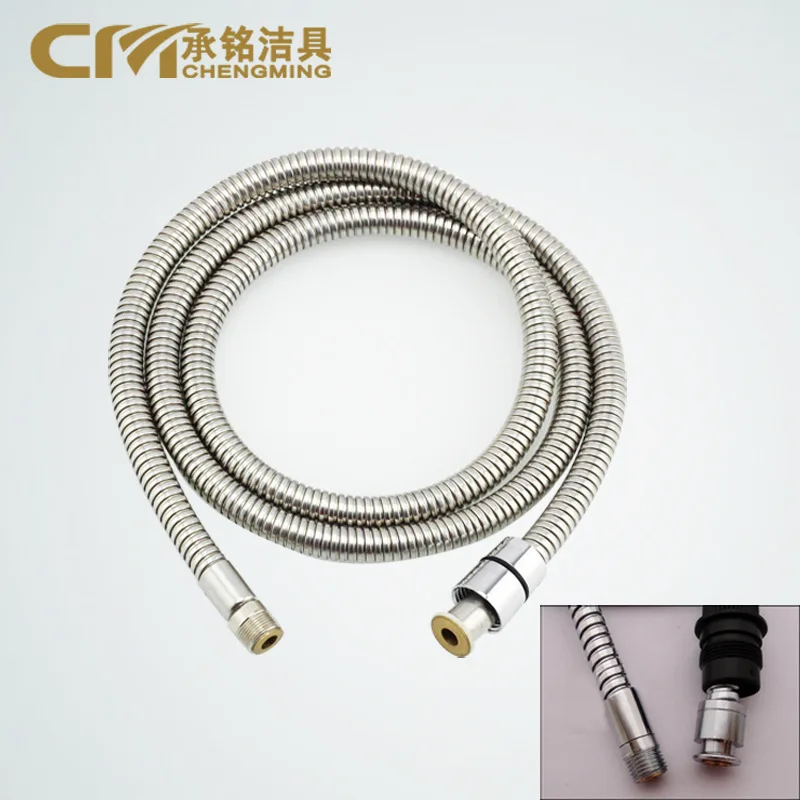 

Pull-out Kitchen Faucet 3 Points Chunky luo xi Screw Hose Telescopic Bath Basin Faucet Pulling Pipe Fittings