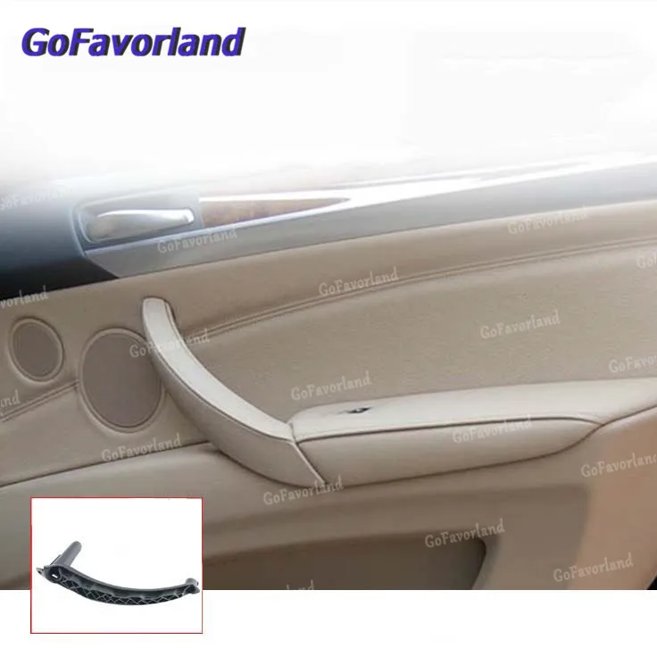 

51416969402 Pair Left Right Side Black Inner Door Panel Handle Pull Trim Cover For BMW E70 E71 X5 X6 2008-2013 51416969401