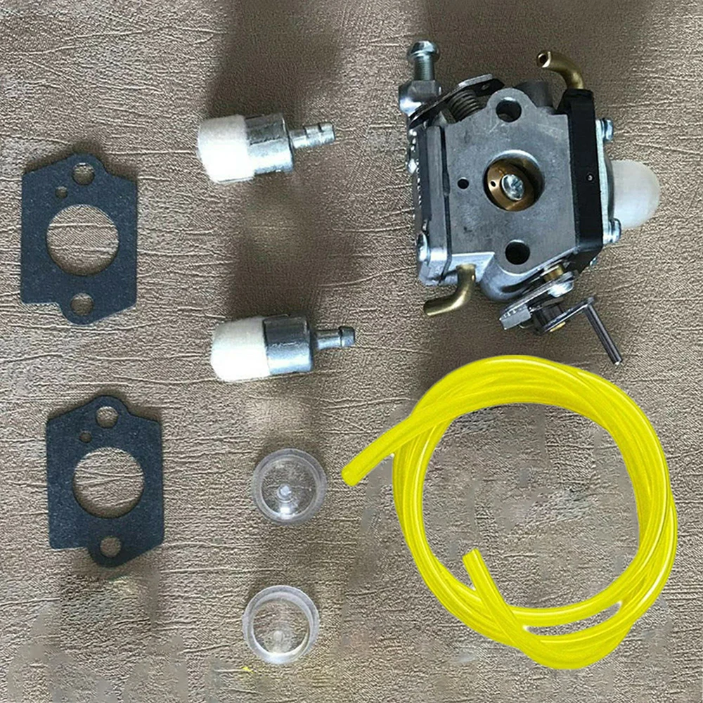 Carburador para Husqvarna Linha de Combustível Trimmer Carburador Gaxetas Primer Lâmpadas Filtros Combustível 122c 122ldx 574386701 581734301 7 Automóveis e motos