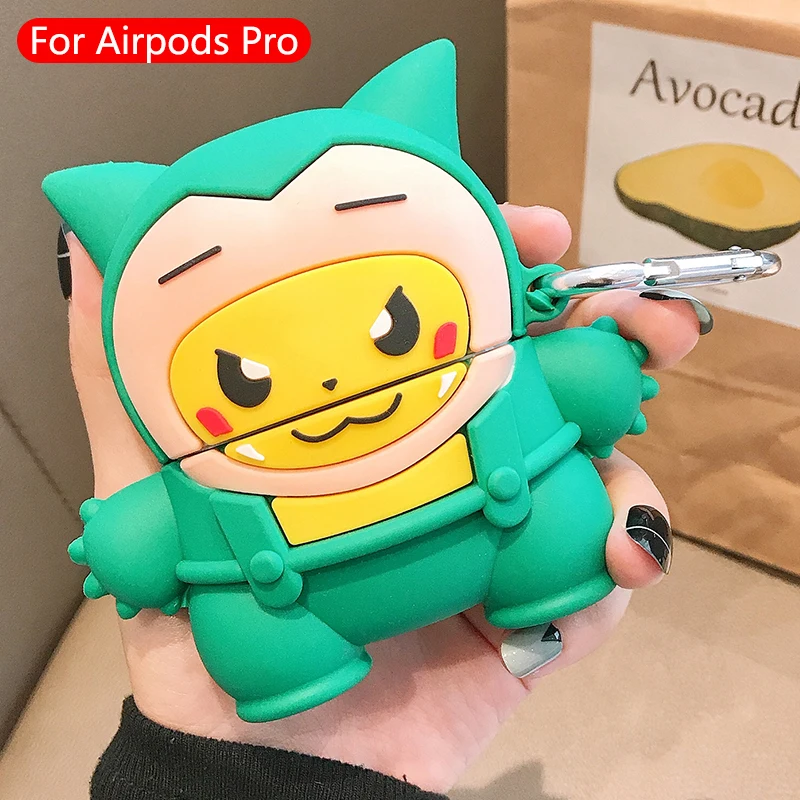 Симпатичные чехлы с героями мультфильмов для Apple Airpods Pro, наушники, силиконовая мягкая кожа, зарядная коробка для Airpods Pro, гарнитура, защитный чехол - Цвет: 933