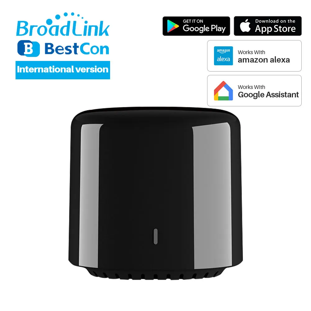 Option 4 Broadlink Bestcon RM4C Мини Универсальный ИК пульт дистанционного управления 4G WiFi IR работает с Alexa Google Assistant умный дом автоматизация - Комплект: Option 4