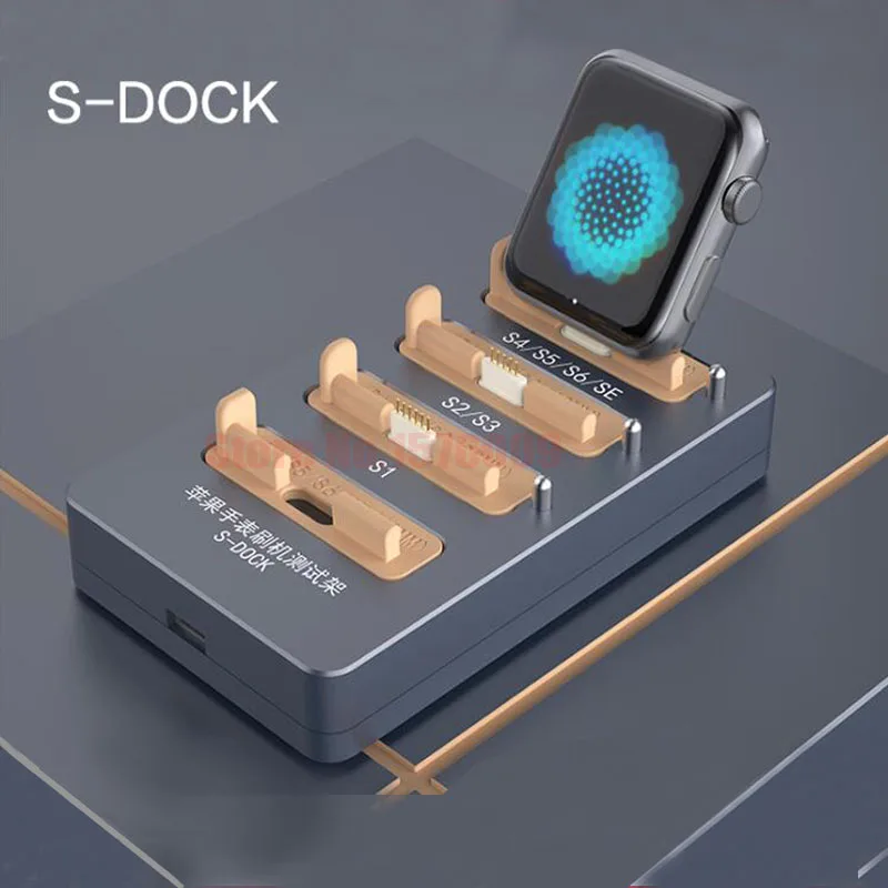 JCID AIXUN S-DOCK awrt IBUS 어댑터 복원 도구 ibus Apple Watch S1 S2 S3 S4 S5 S6 복원 iWatch 테스트 스탠드 수리 도구