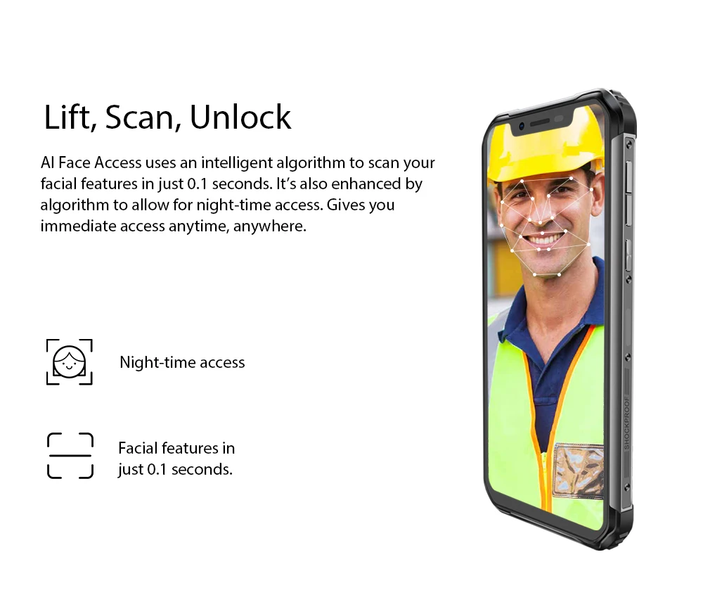 Смартфон Blackview BV9600E защищенный 4 + 128 ГБ IP68 6 21 дюйма 16 МП Android 9 0|Смартфоны| |