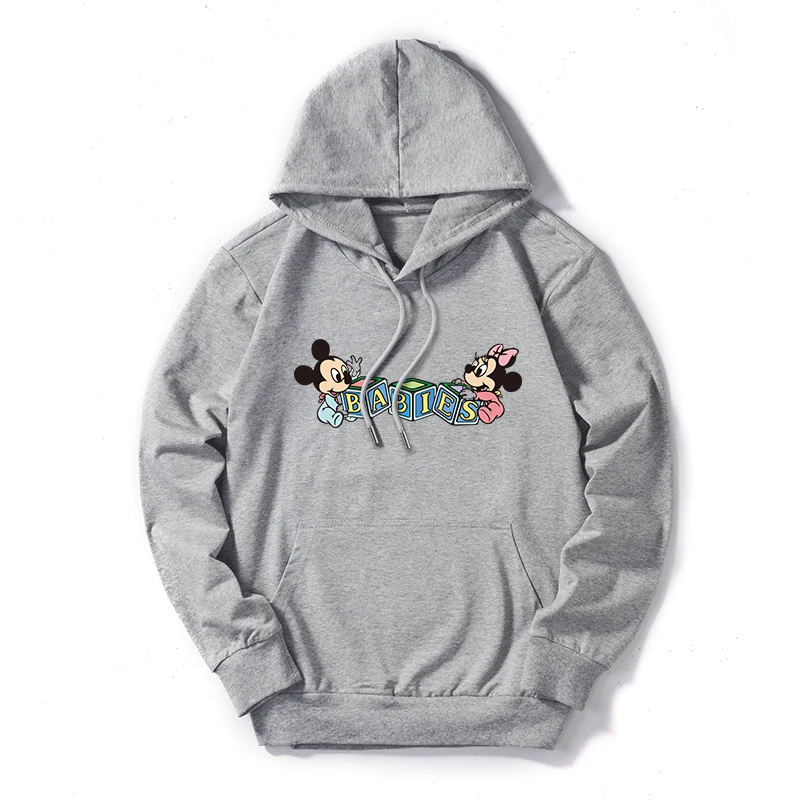 

2019 Winter Women Hoodies Autumn Hooded Sweatshirt Casual Pullover Long Sleeve Minnie Mickey Cartoon Tops Big Size 5XL Loose
