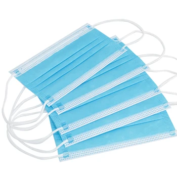 

10-2000pcs Mask Disposable Nonwove 3 Layer Ply Filter Mask mouth Face mask filter safe Breathable Protective masks In Stock