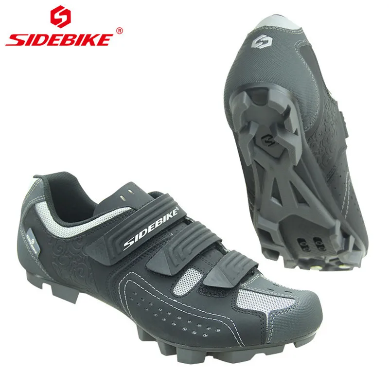 Sidebike/Обувь для велоспорта для мужчин и женщин; обувь для гонок и горного велосипеда; самофиксирующаяся дышащая обувь для велоспорта; спортивные ультралегкие кроссовки - Color: MTB Bike grey