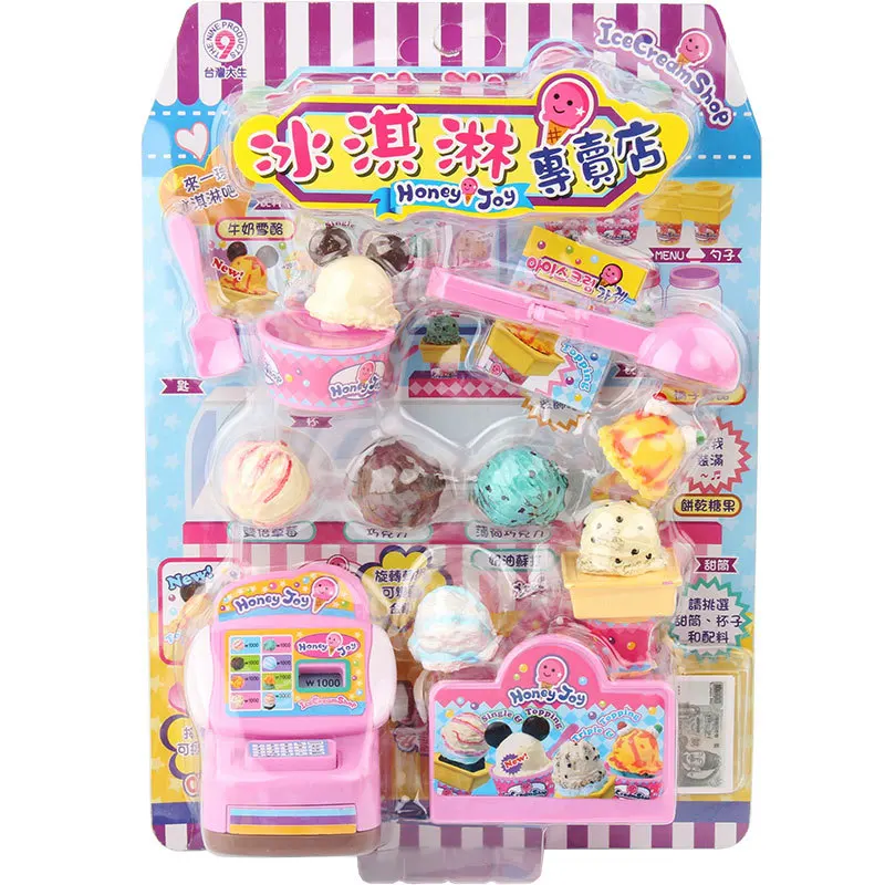 Магазины мороженого собака Pet Shop Детская модель мини игровой домик игрушечный пончик доход