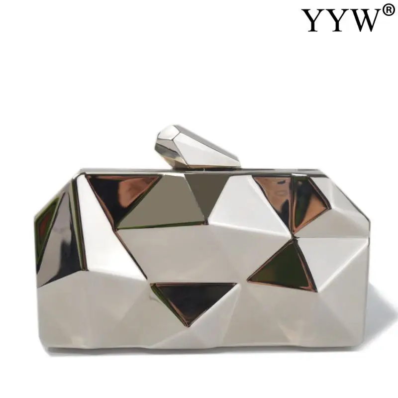 Women Fashion Clutch Bag Mixed Color Leather Metal For Ladies Evening Bags Party Wedding Shopping Bridal Designer Handbags