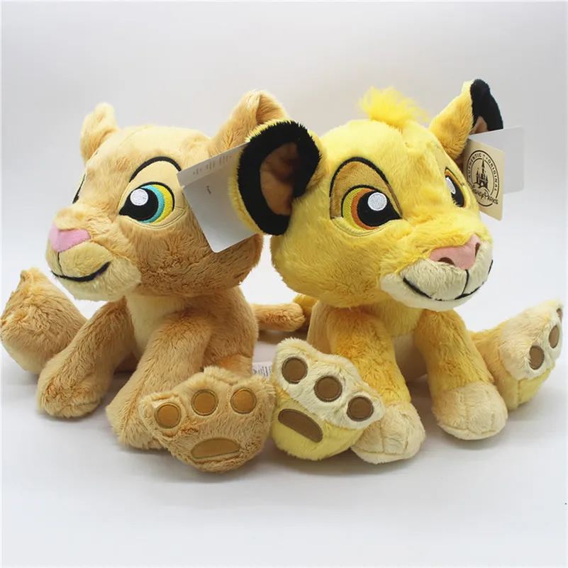 Сидя 25 см Король Лев малыш Simba And Nala плюшевые игрушки мягкие для мальчиков кукла