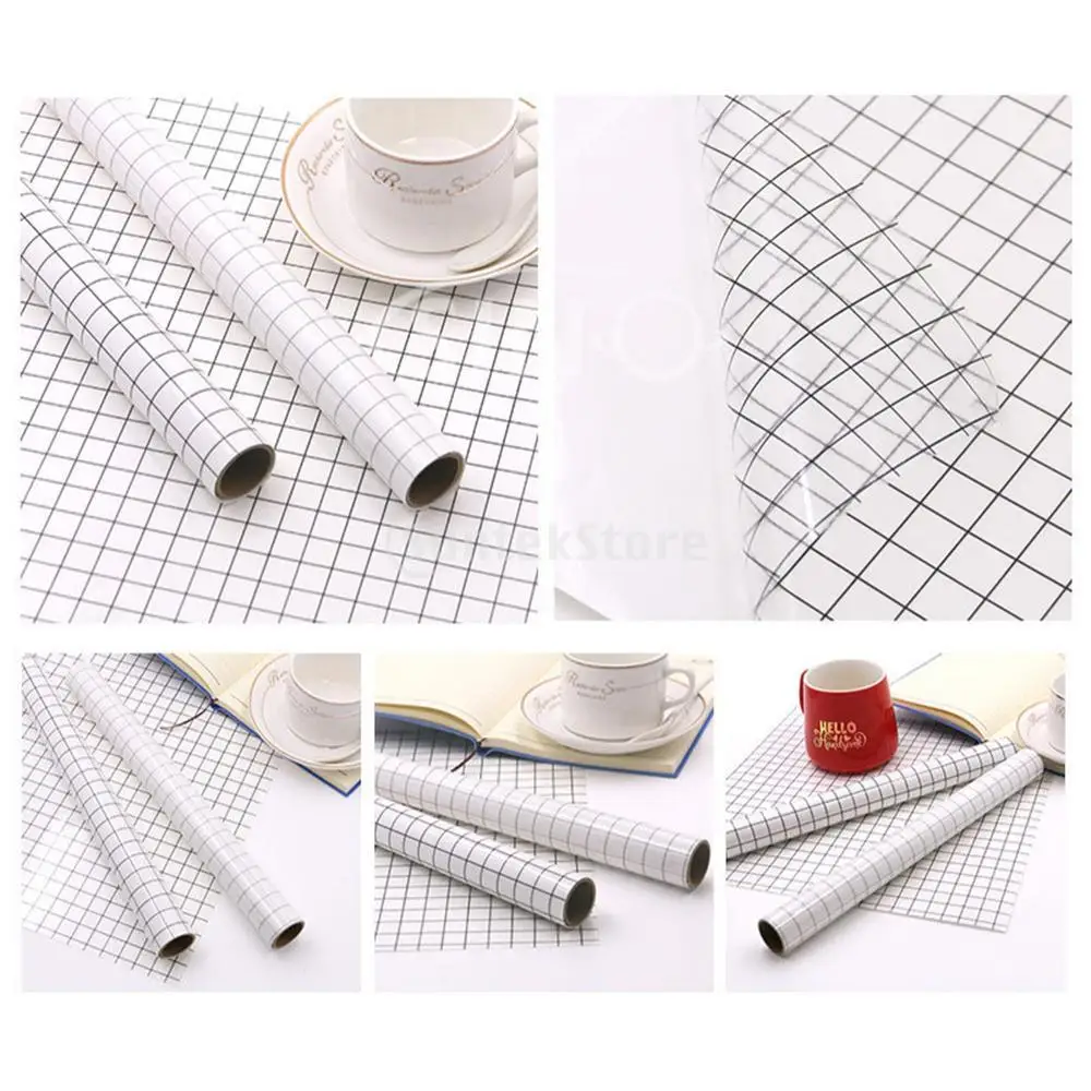 12 x 60inch Vinyl Transfer Paper Tape Roll Cricut Adhesive Clear Alignment  Grid Adhesive Hotfix Paper Positioning Papers - AliExpress