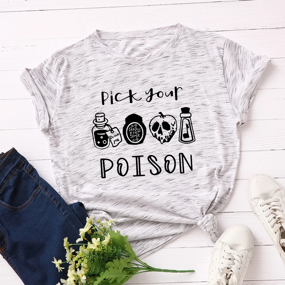 JFUNCY Plus Size Halloween Clothes Women T-shirts Female Short Sleeve Tee Tops Woman Casual Tshirt 2020 Summer Cotton T Shirt