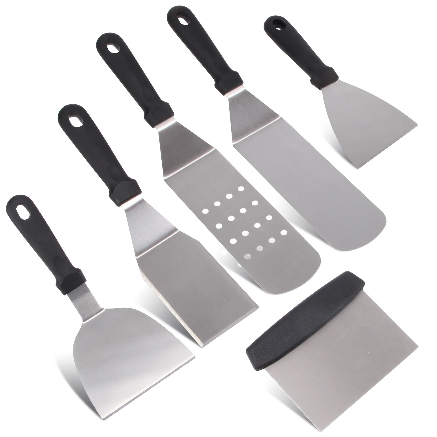 Barbecue Shovel Stainless Steel Barbecue Tools Set Cooking Shovel Plate Cooking Spatula Baking Tool