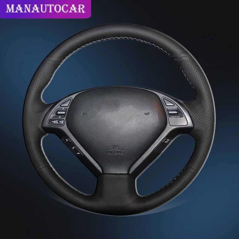 Car Braid On The Steering Wheel Cover for Infiniti G G25 G35 G37 EX EX35 EX37 Q Q40 Q60 QX50 (US) 2014-2018 Auto Car-styling | Автомобили