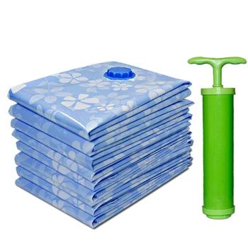 

Packaging Upgrade 5pcs Large Vacuum Compressed Bag for Packing Clothes Space Saved Seal Compression Closet Organizer Foldable