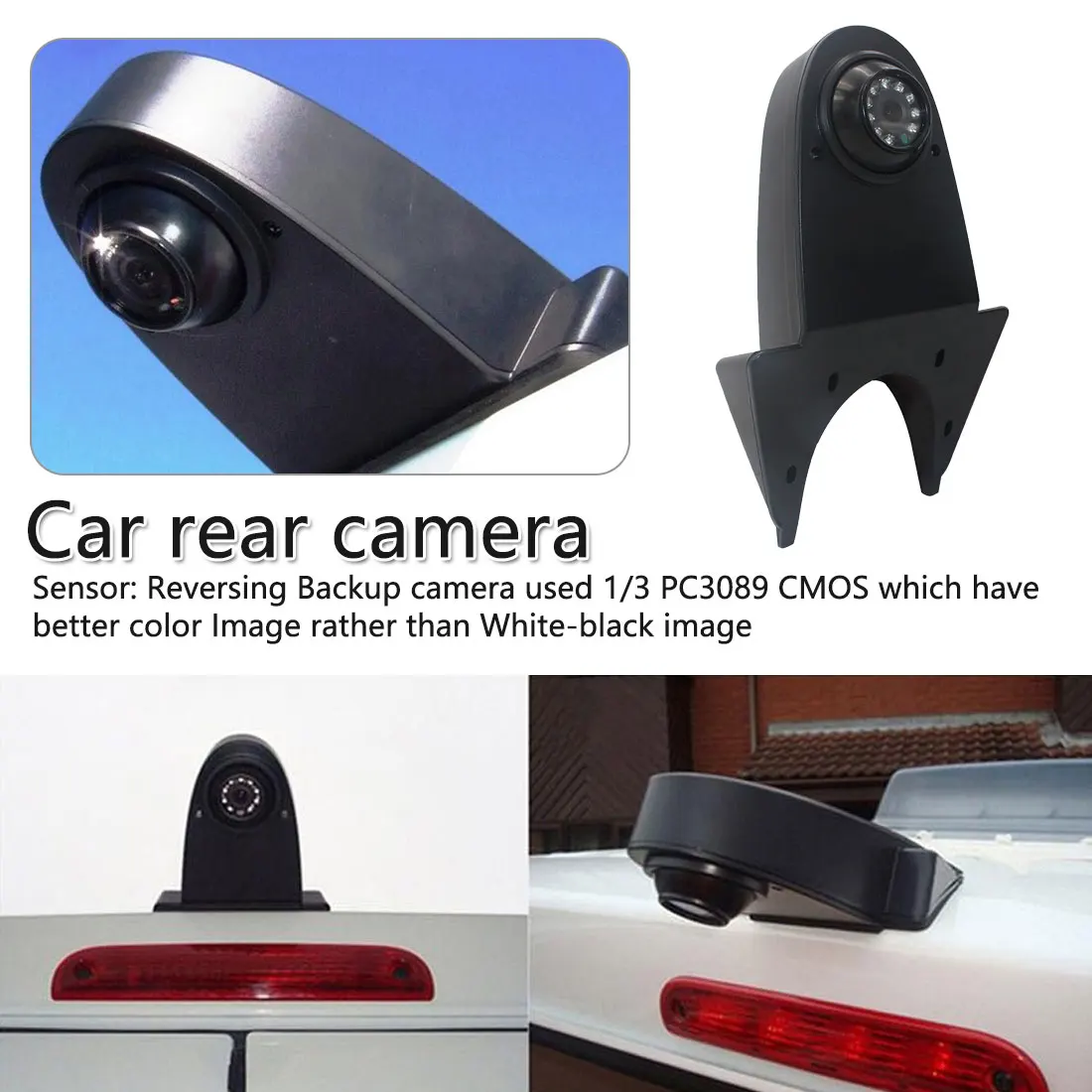 

Car Reversing Rear View Camera 170° Wide Angle Waterproof Night Vision Camera For Mercedes-Benz Sprinter