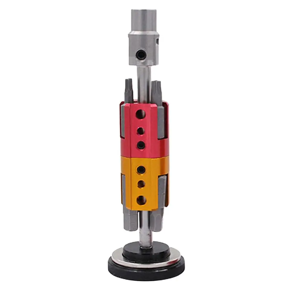 Mountain Bike Bicycle Gear Wheel Hollow Tooth Plate Multi-functional Combination Tool T25 Hex Wrench Set