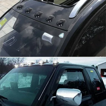 

5*Smoked Lens Rooftop Cab Running Light LED 6000K Fits For Dodge Ram1500 /2500 /3500/ 4500 /5500 2003-2007