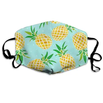 

Face Cloths Anti-Dust Mouth Cover Great Pineapple Summer Washable And Reusable Cloth Warm Windproof For Women Men Boys Girls
