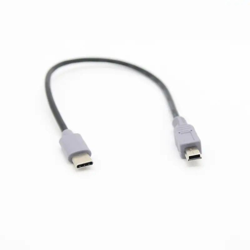 1M USB Type C 3.1 Male To Mini USB 5 Pin B Male Plug Converter OTG Adapter Lead Data Cable for Mobile Macbook Accessories