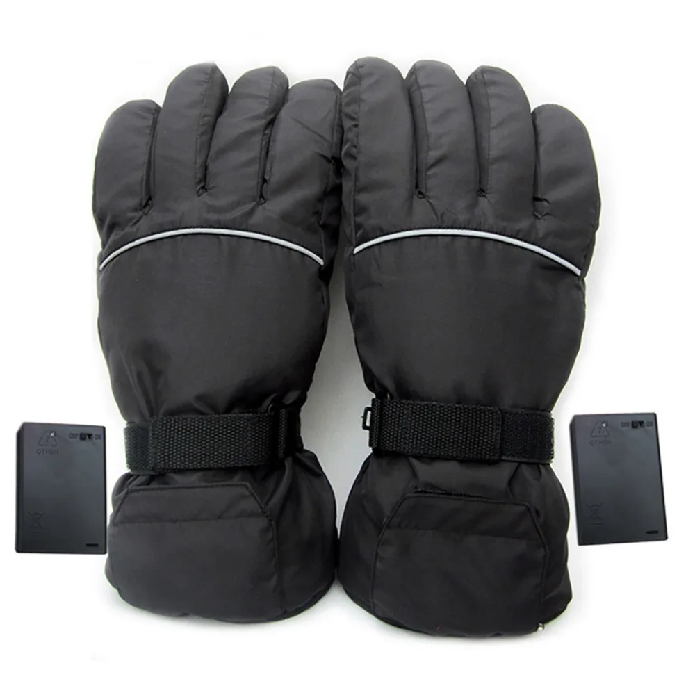 Windproof Ski Heating Gloves 4.5V Heated Polyester Motorcycle Gloves Warm & Safe (First Gear) #3B06 (12)