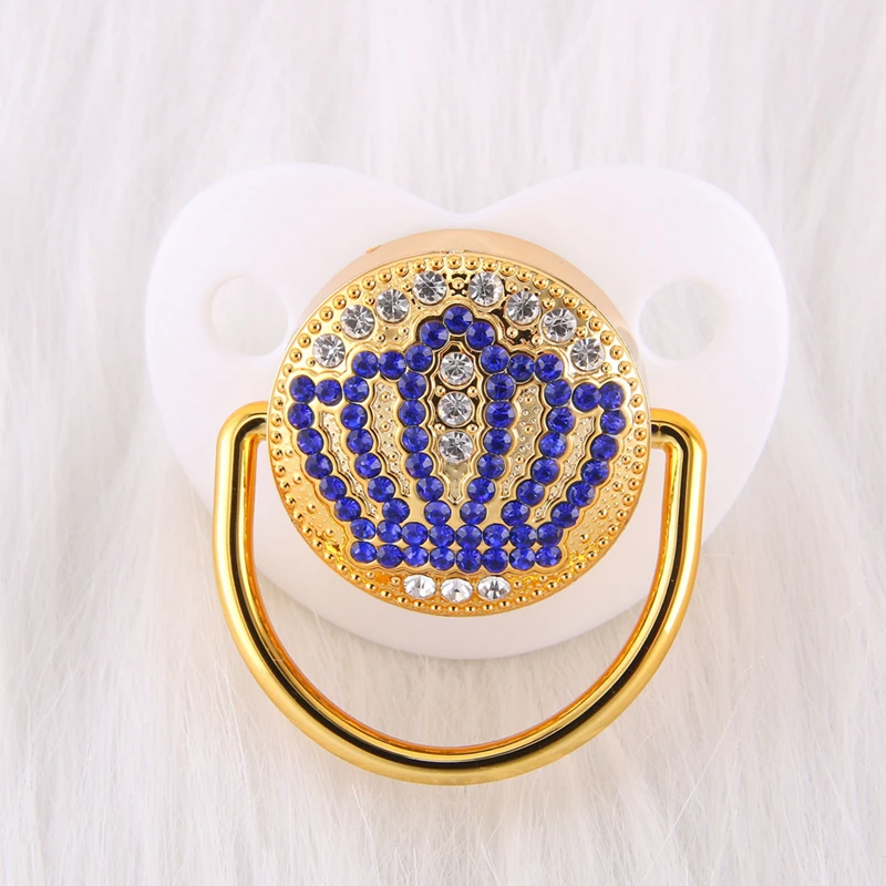 Hot Seller Bling-Pacifier Beb Chupete Luxury Shower Gift Newborn Infant 0-18-Months Crown Diamond Jlwje9ozyqJ