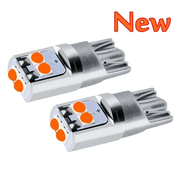 

2PCS T10 W5W Super Bright LED Wedge Parking Lights Car Dome Reading Lamp WY5W Auto Turn Side Bulb License Plate Light 12V 24V