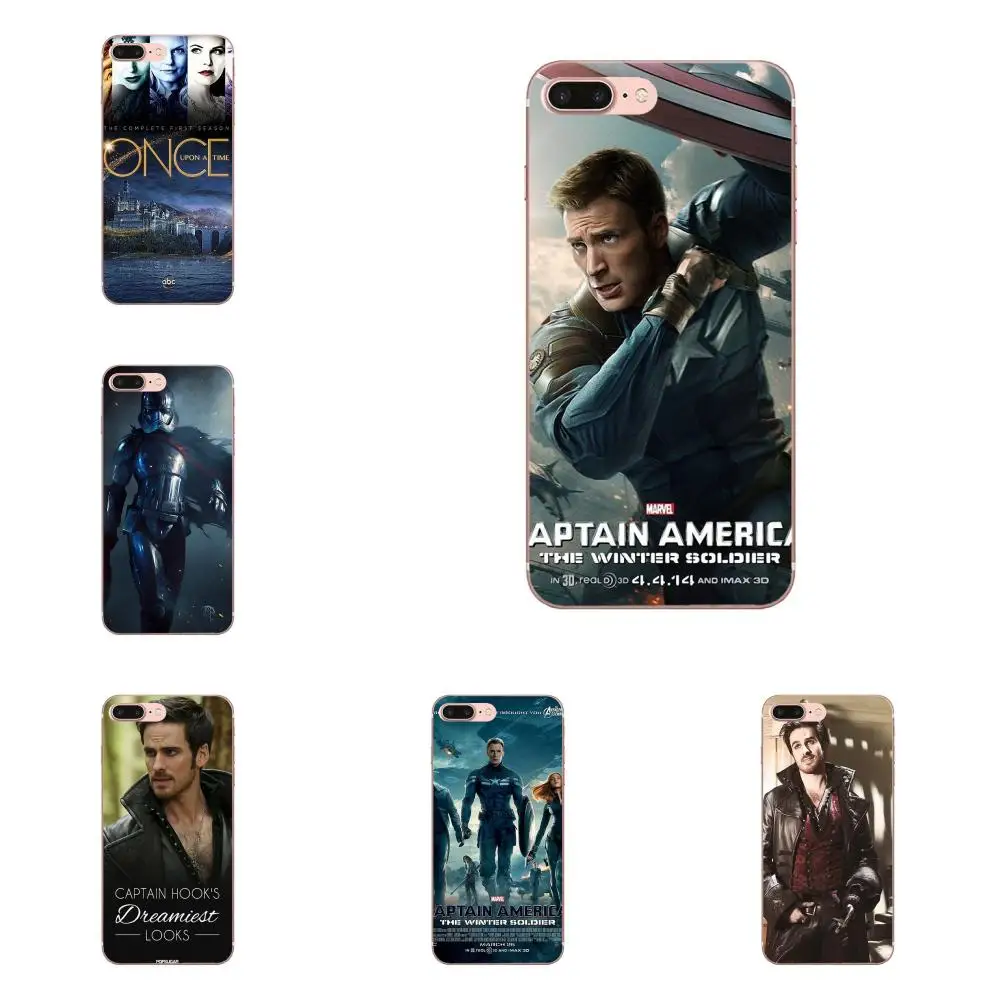 Once Upon A Time Captain Hook для Sony Xperia Z Z1 Z2 Z3 + Z4 Compact Z5 Plus M2 M4 XA XA1 XZ Premium TPU Skin краска | Мобильные